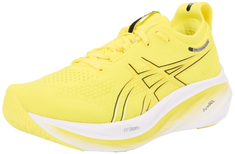 ASICS 1011B794-750 Gel-Nimbus 26 Men Bright Yellow/Black UK 5.5 - Image 1