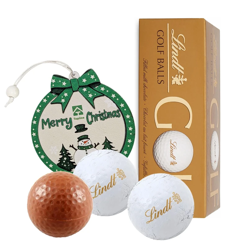 Lindt Chocolates Golf Balls for Mens Gifts - Smooth Hazelnut Filling Golf Balls 110g Chocolates Gift Box. Great Valentines Gifts for Men or Birthday Gifts for Women - Image 1