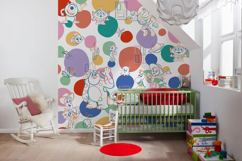Komar Pixar Memories Non-Woven Photo Wallpaper Size 250 x 250 cm Children's Bedroom Wallpaper