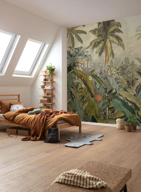 Komar Non-Woven Photo Wallpaper - Untouched Nature - Size 400 x 280 cm - Children's Bedroom Wallpaper