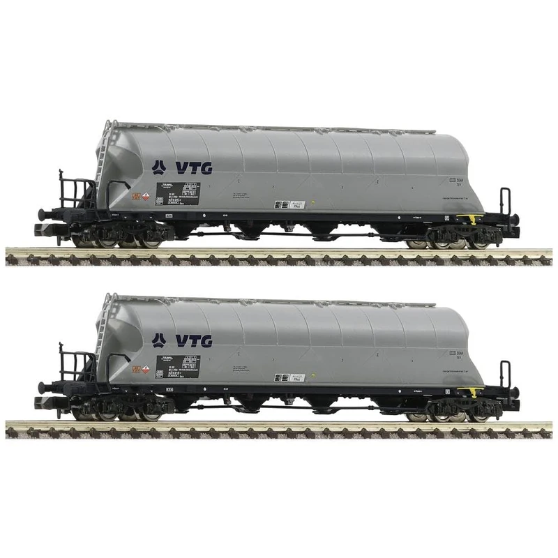 Fleischmann VTG 6660003 N Set of 2 Dust Silo Wagons - Image 1