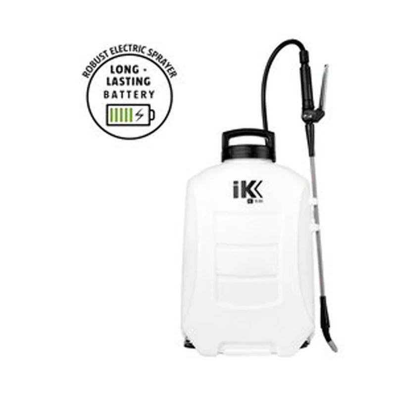 IK e 15 BS Professional Electric Sprayer - 15L Working Capacity - Long Lasting Battery - Application of Chemicals - Ideal for Pest Control, Cleaning and Disinfection - Made in Europe