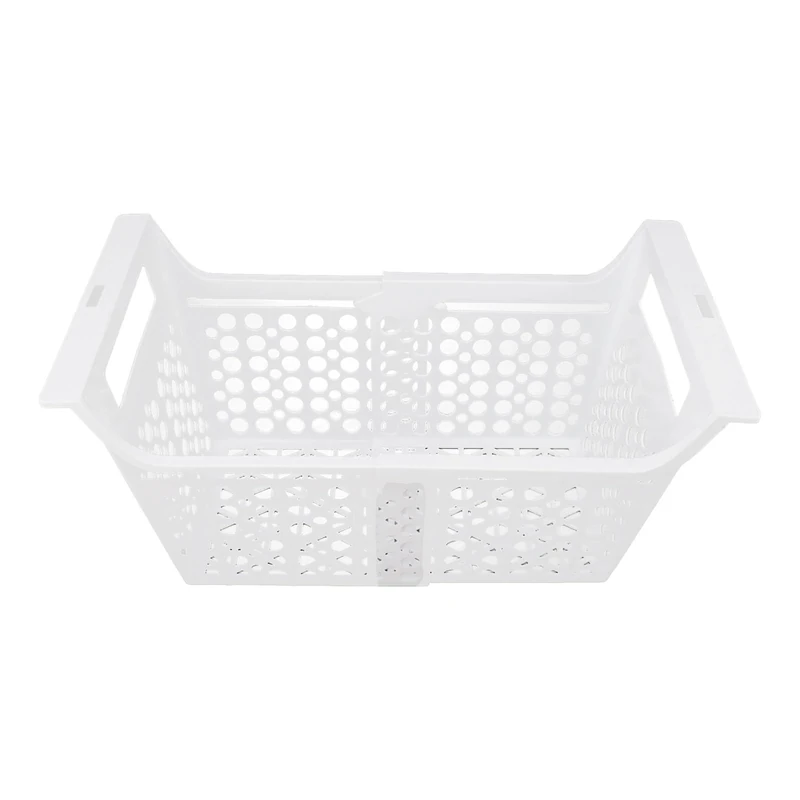 Chest Freezer Basket, Expandable Chest Freezer Organizer Bin with Handle, Universal Deep Freezer Basket Storage Rack Bin for Kitchen, Pantry Storage, Bathroom, Closet, Cabinet