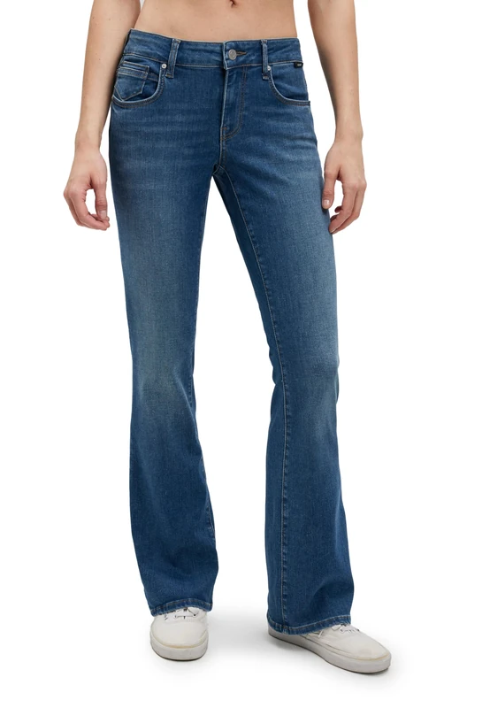 Mavi Women's Bella Jeans, Dark Brushed Everyday, 30W x 34L - Image 1