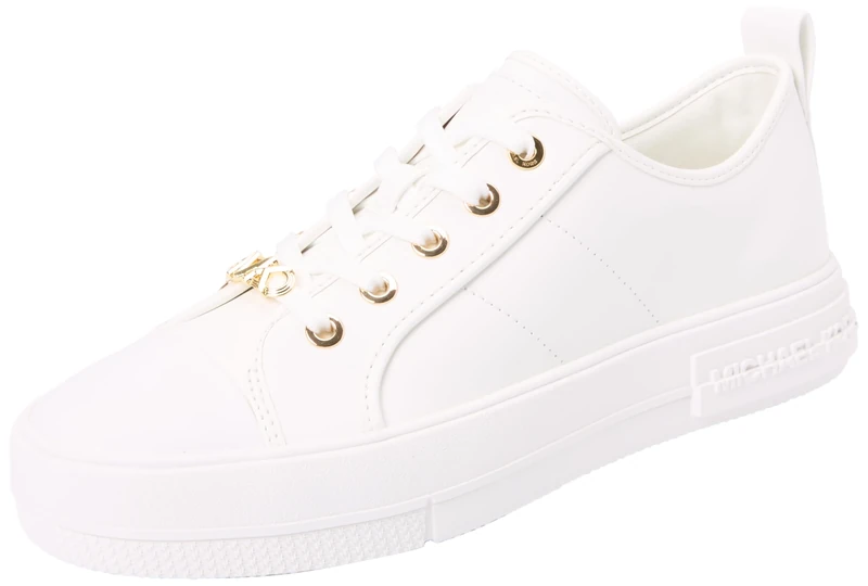 Michael Kors 43S3EYFS2L-085 Evy LACE UP Women Optic White UK 5.5
