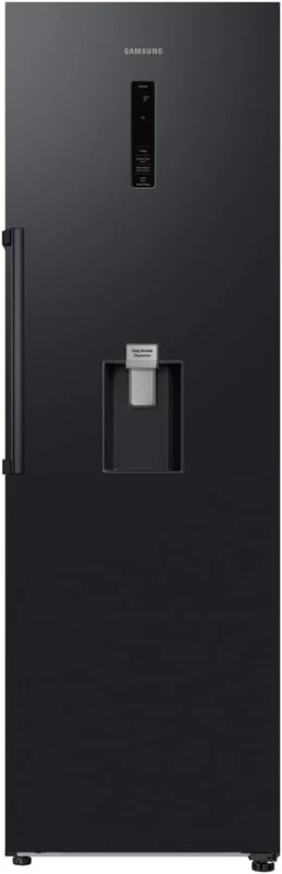 Samsung Tall One Door Fridge, Features SpaceMax™ & Total No Frost Technology, Water Dispenser, Black, Model: RR39C7DJ5BN
