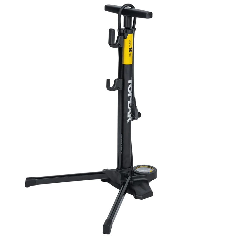 Topeak Urban EX Transformable Pump for Adult, Black and Yellow, 65.5 x 42.7 x 49 cm - Image 1