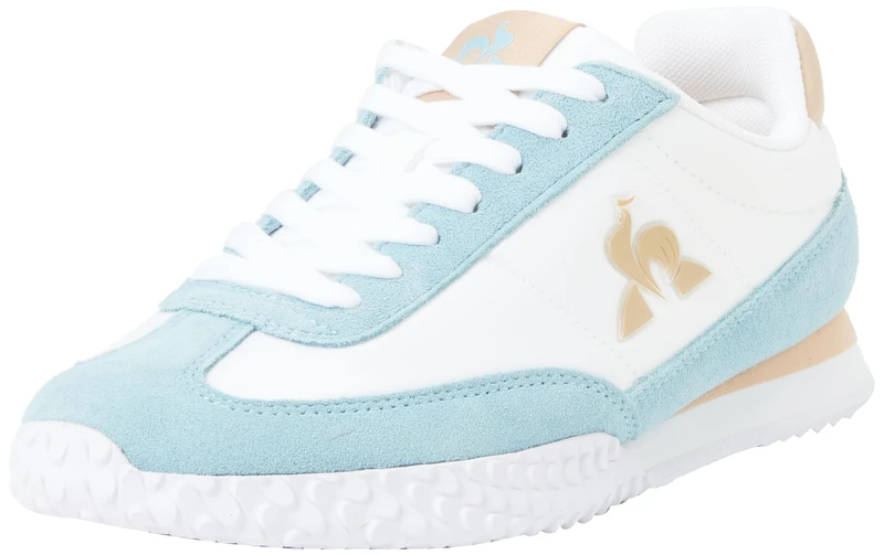 Le Coq Sportif Women's Veloce I W Optical White/Crystal Blue Sneaker, 7.5 UK