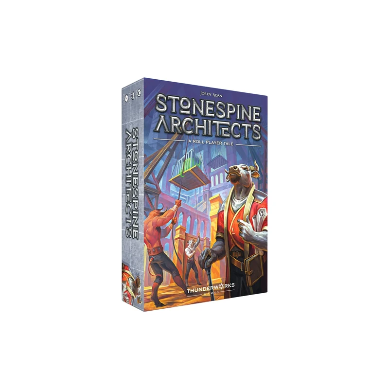Thunderworks Games | Stonespine Architects | Board Game | Ages 10+ | 1-5 Players | 45-60 Minutes Playing Time