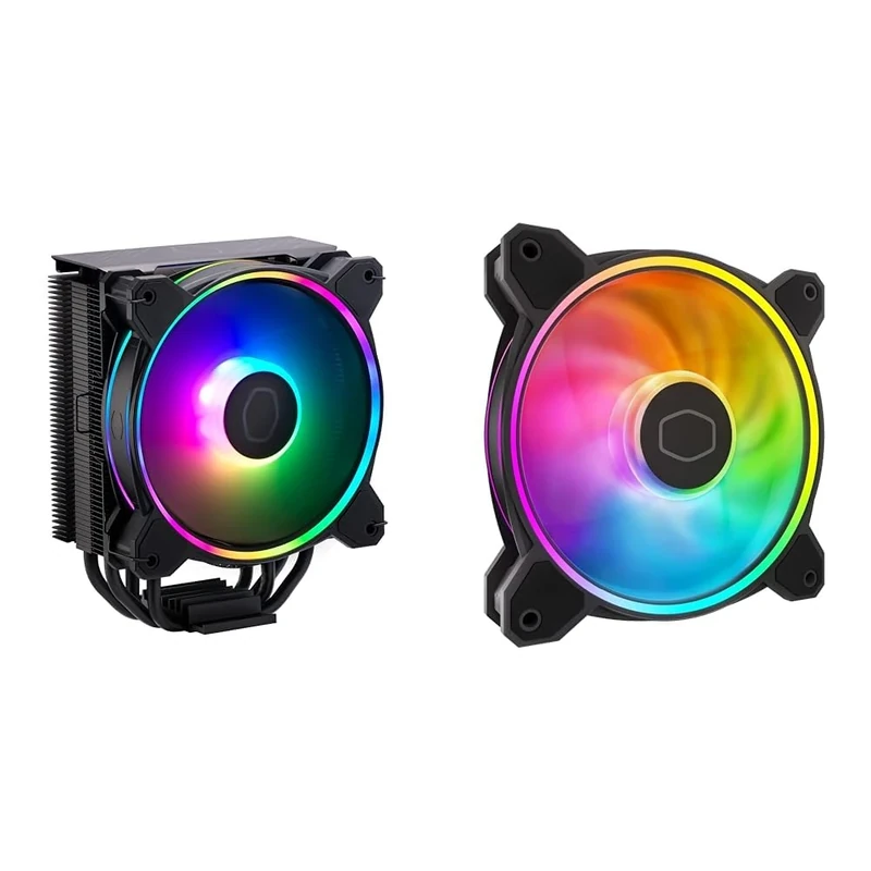 Cooler Master Hyper 212 Halo CPU Air Cooler + MasterFan MF120 Halo2 ARGB
