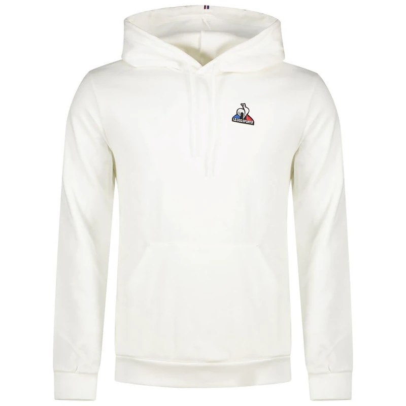 Le Coq Sportif Unisex Hooded Sweatshirt, New Optical White, L