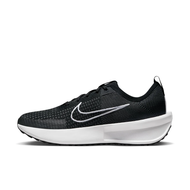 NIKE Interact Run Mens Road Running Shoes FD2291-001, Black/White/Anthracite, 6 UK