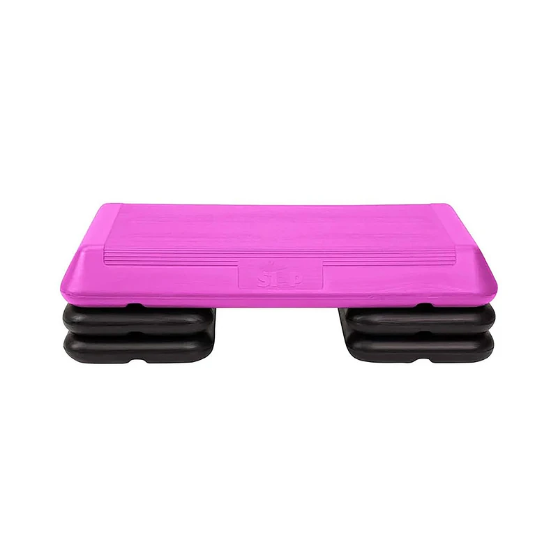 The Step Circuit Size Platform with Four (4) Freestyle Risers - Pink