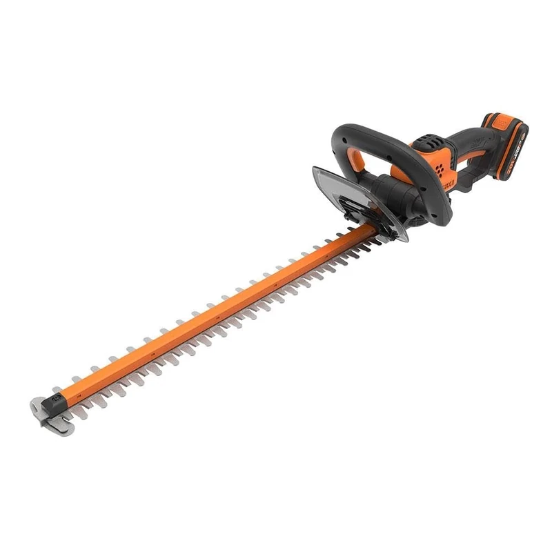Battery Hedge Trimmer | WORX | WG264E | 20V Max | Battery 20V – 2Ah and Charger Included | PowerShare | Double Blade Length 56 cm | Distance Between Teeth 20 mm |