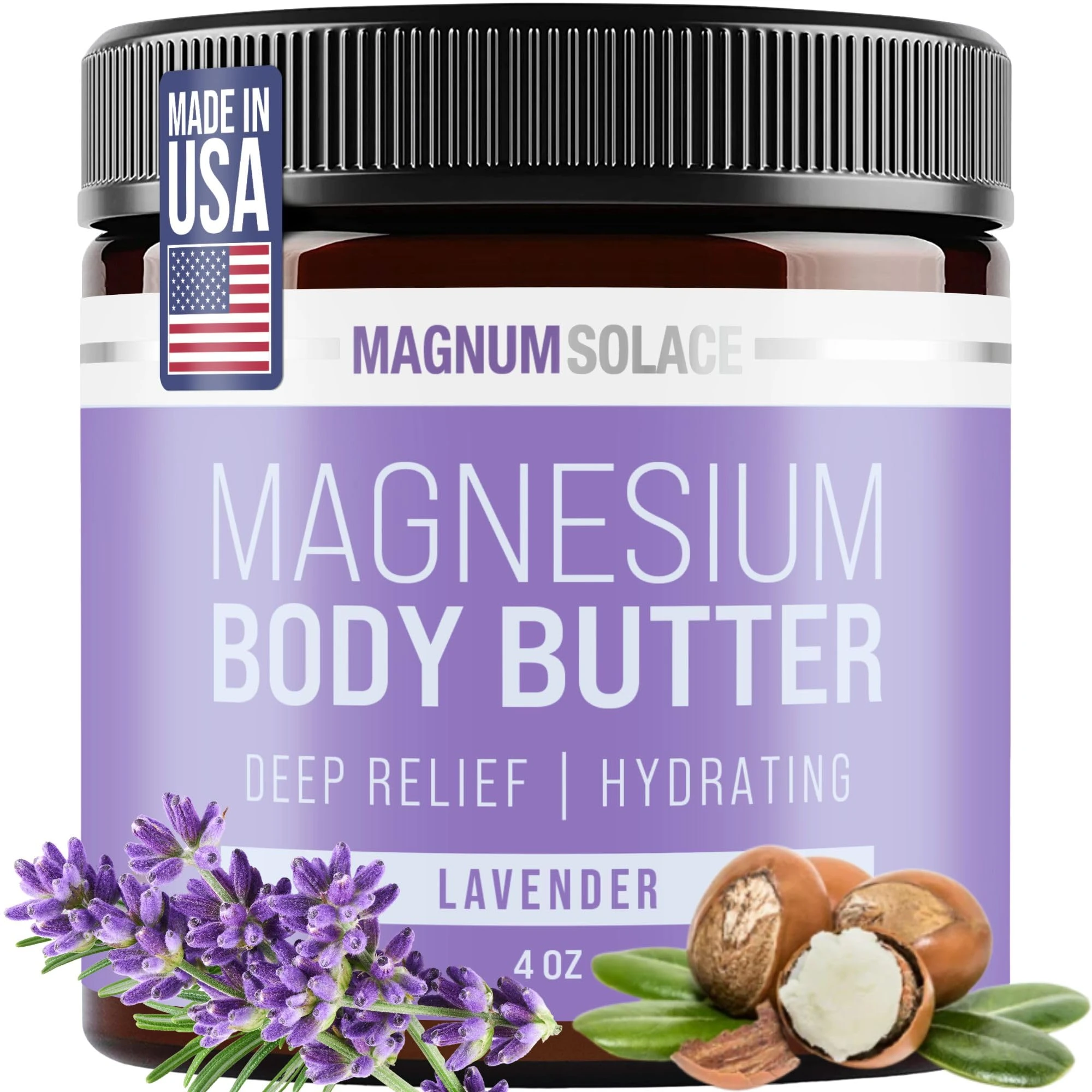 Magnesium Body Butter - Nighttime Magnesium Cream - Lightly Scented