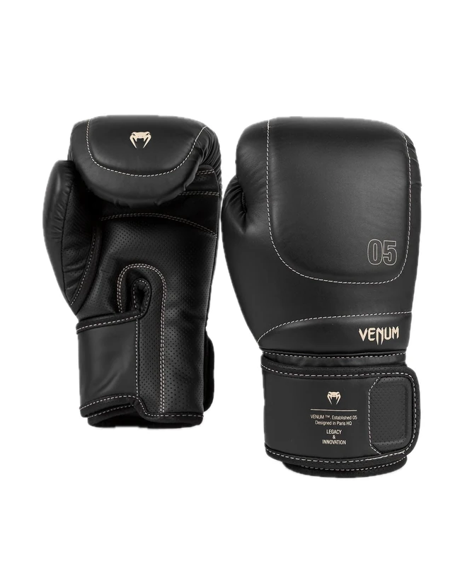 Venum, Impact Evo Boxing Gloves, Unisex Adult, 12 Oz, Black
