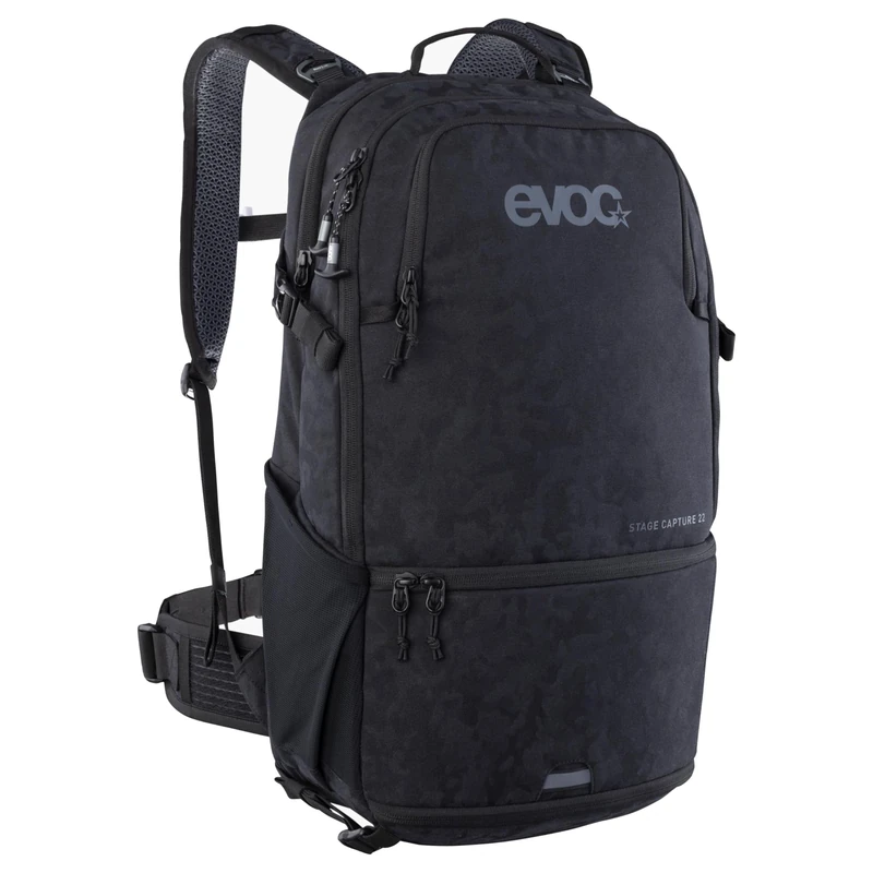 EVOC Unisex's Hip Pack Capture Backpack, Black, 22 l