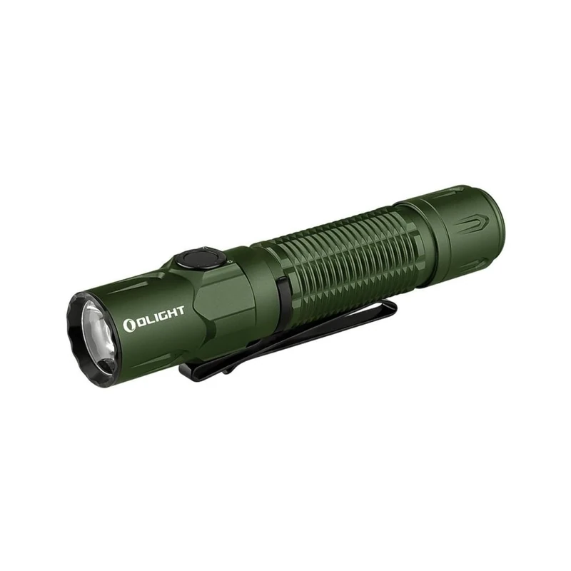 OLIGHT Warrior 3S Tactical Torch 2300 Lumens Powerful Dual-Switch Rechargeable Flashlight with a Proximity Sensor for Emergency Camping and Outdoor Hiking (OD Green)