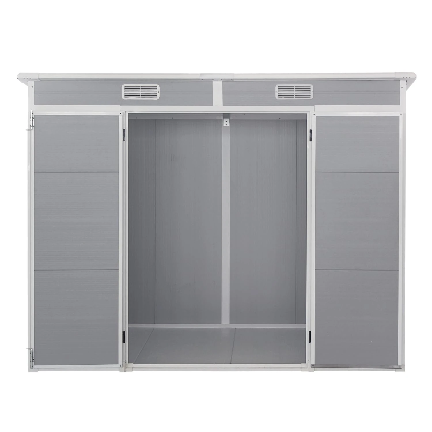 Panana Outdoor Garden Storage Shed, Grey, (8X4)