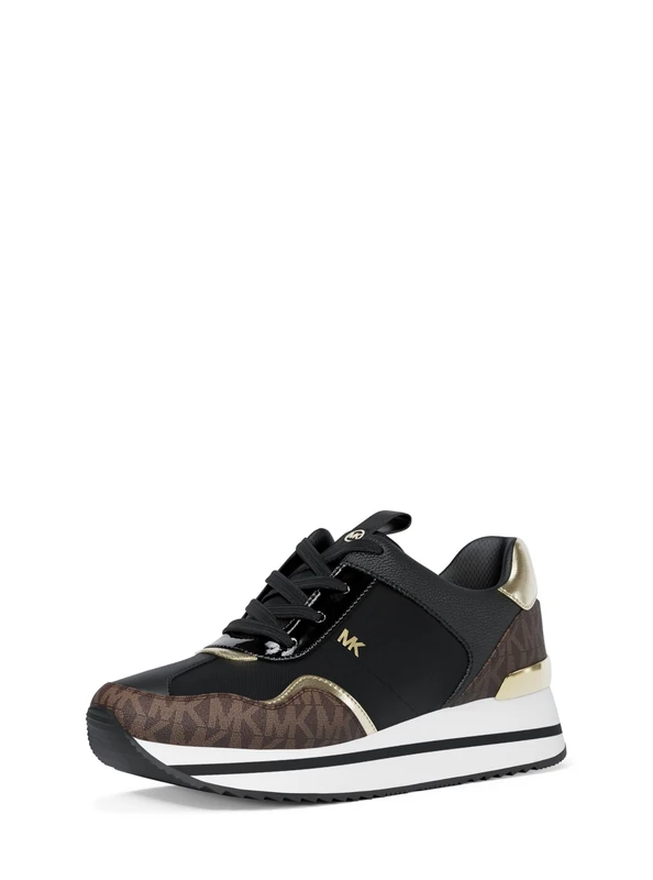 Michael Kors 43R4RNFSCD-007 Raina Trainer Women BLK/Brown UK 6