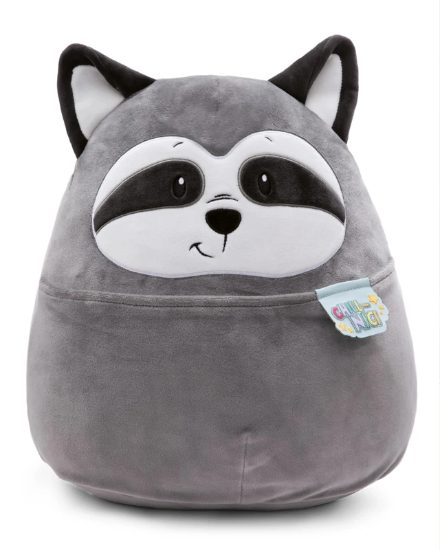 NICI cuddly toy Chill-NICI raccoon 30cm - Fluffy cuddly toy raccoon with tail for girls, boys & babies, Cuddly soft toy - 49890