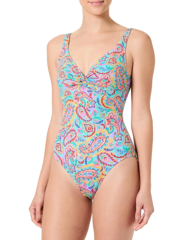 Livia Women's Nancie Praslin One Piece Swimsuit, Turquoise, 12