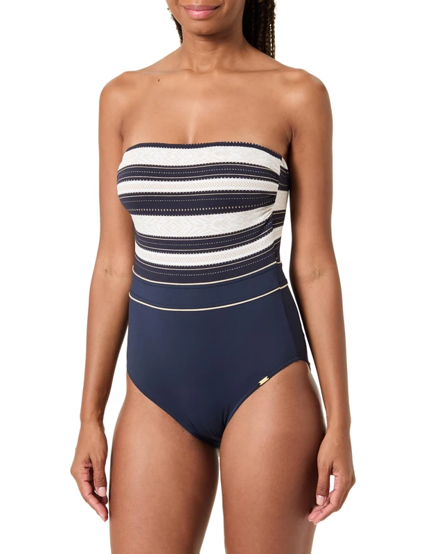 Livia Women's Isabel Burdock One Piece Swimsuit, Marine, 18