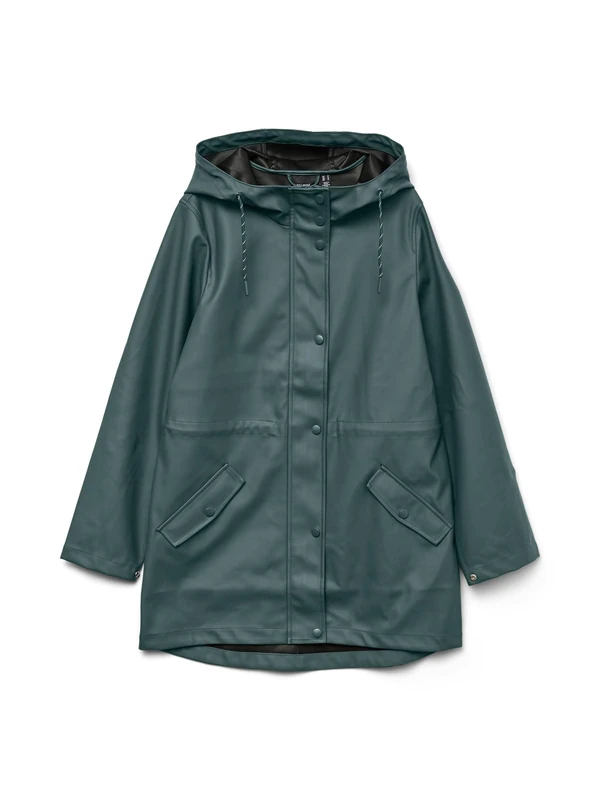 VERO MODA Women's Vmmalou Coated Jacket Noos Short Jacket, Balsam Green, S