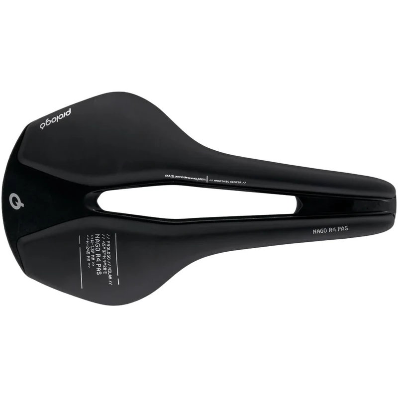 Prologo Nago R4 PAS Tirox Road Saddle, Hard Black, 137mm