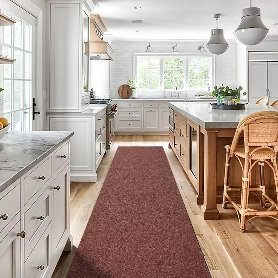 Gotohipi Runner Rug 6x24 Indoor Outdoor Utility Carpet,Area Rugs with Non Slip Rubber Backing for Hallway Kitchen Entryway Balcony Garage Stair Laundry Room Bathroom