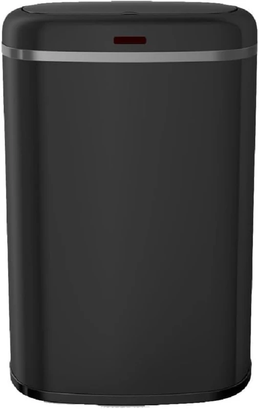 KITCHEN MOVE Logan Automatic Kitchen Bin 58L Stainless Steel Matt Black