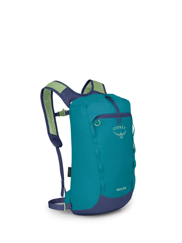 Osprey Daylite Unisex Cinch Pack, 15L, Blue Spikemoss/Alkaline, O/S