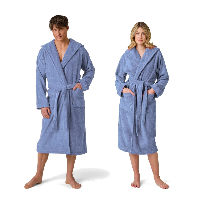 Möve Hooded Coat Cornflower M