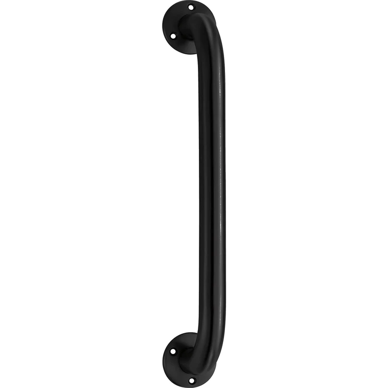KWS 850303 Sliding Gate Handle 500 mm Black Painted Steel