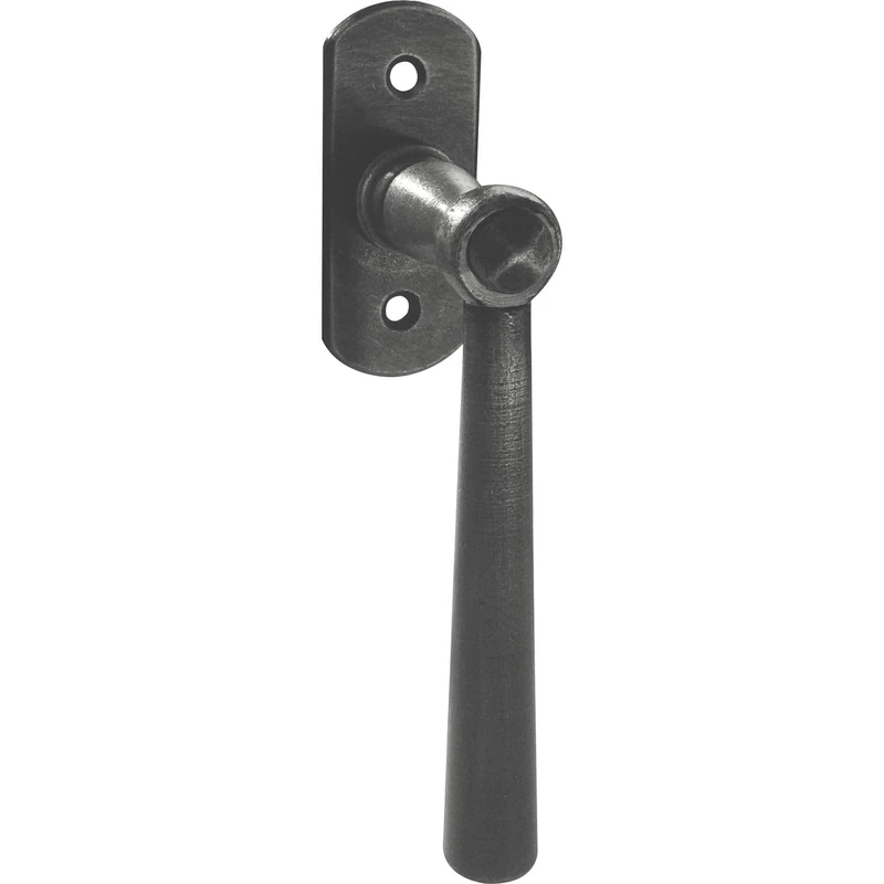 SCHÖRGHOFER 2549 STIFT 7/40 Window handle AIST-visibly screwed, galvanised black patinated