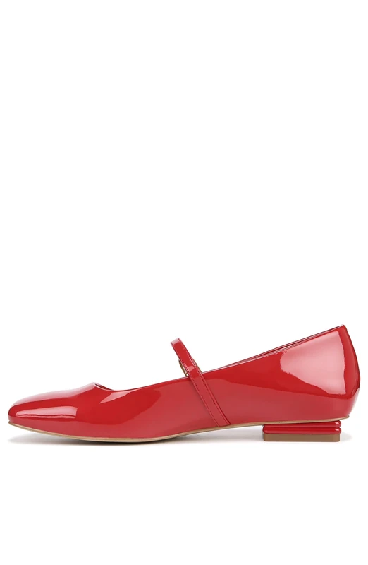 Franco Sarto Women's Tinsley Mary Jane Flats, Red Patent, 4.5 UK