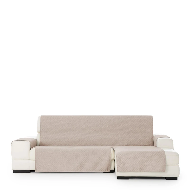 Eysa Practical Chaise Longue Cover Argento 290 cm