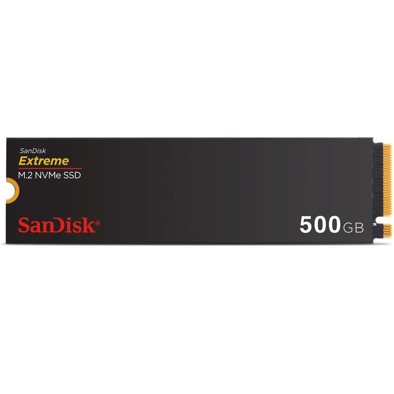 SanDisk Extreme 500GB M.2 NVMe SSD, Internal SSD, PCIe Gen4.0, up to 5000 MB/s read speeds, nCache Technology, 5 Year Warranty