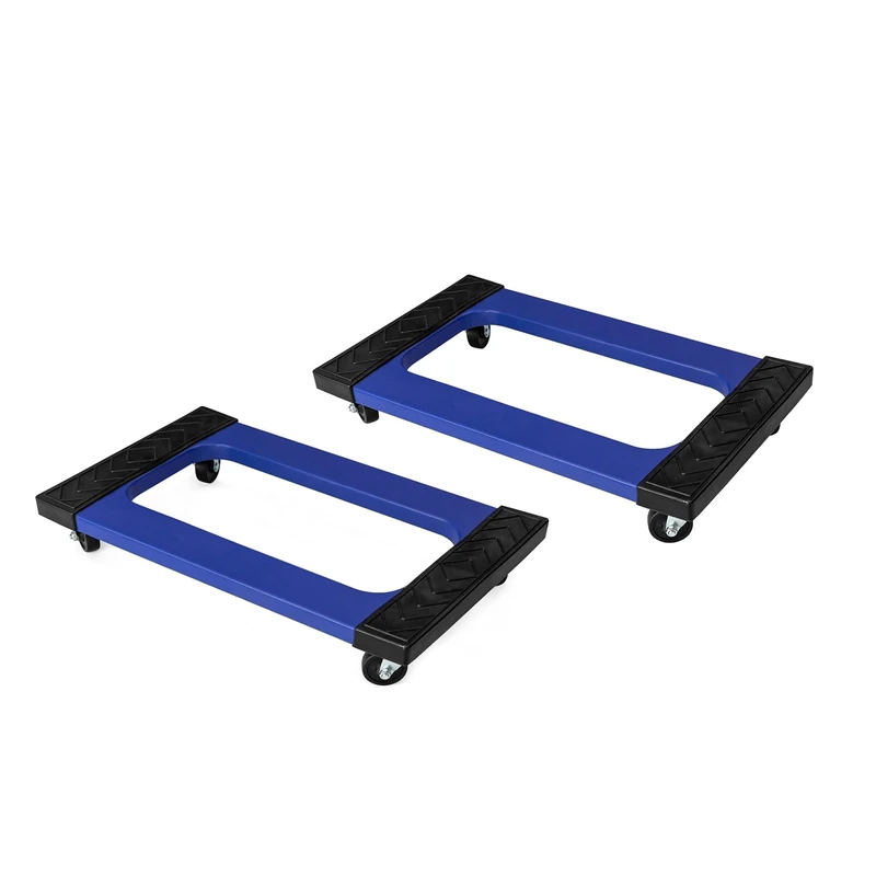 Olympia Tools Plastic Furniture Dolly for Moving with 2000 LB Capacity, 18 x 30 in, Fully Assembled (Two Packs) - Image 1
