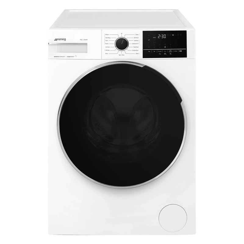 Smeg 9kg 1600rpm Freestanding Washing Machine - White