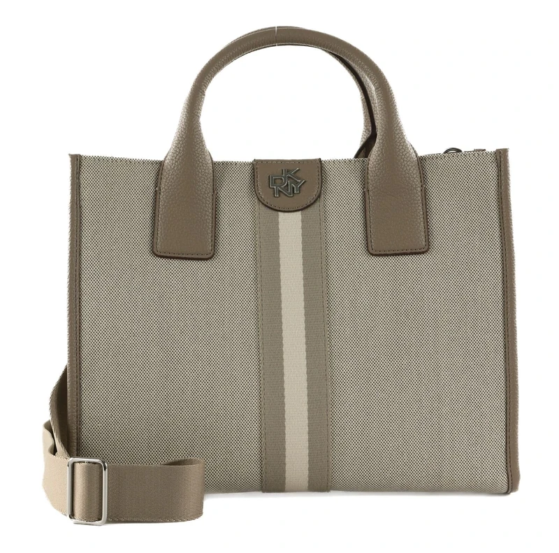 DKNY Women's Carol Medium Book Tote, Natural Multi, Natural Multi, Medium