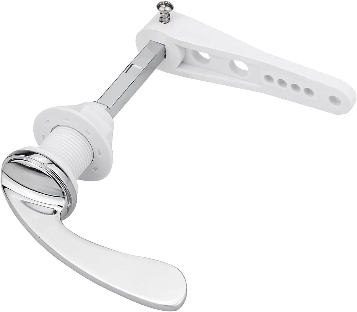 WchoeSS Toilet Flush Handle - Alloy Cistern Lever Flush System Replacement - Victorian Style Toilet Handle Kit