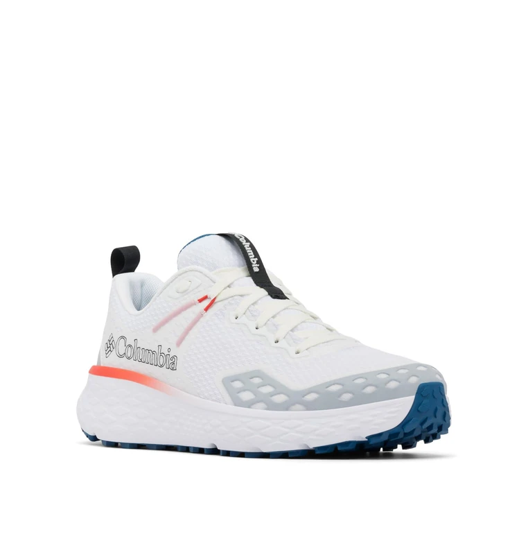 Columbia Men's Konos TRS, Low Rise Trekking and Hiking Shoes, White/Poppy Red, 12 - Image 1