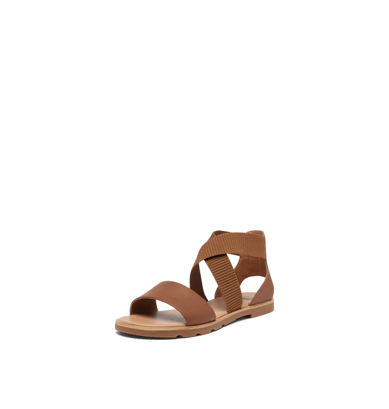Sorel Women's Ella lll Sandals, Velvet Tan, Gum 2, 6 UK