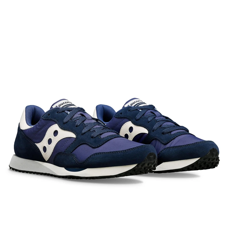 Saucony Unisex DXN Trainer Shoe, Navy/Off White, 13