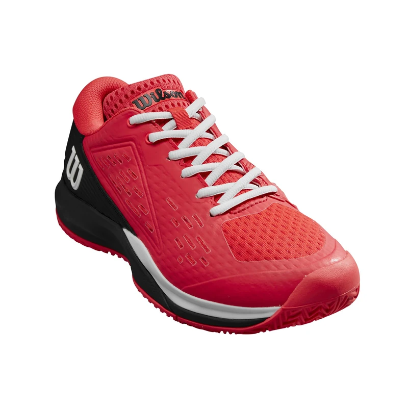 Wilson Rush Pro Ace Jr Tennis Shoe, Juniors, Size 4, Diva Pink/Black/White