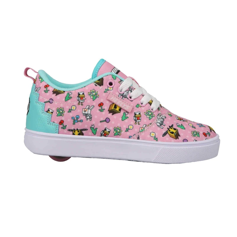 Heelys Unisex Kids Pro 20 Prints Mmc Wheeled Shoe, Light Pink Blue Lagoon, 5 UK