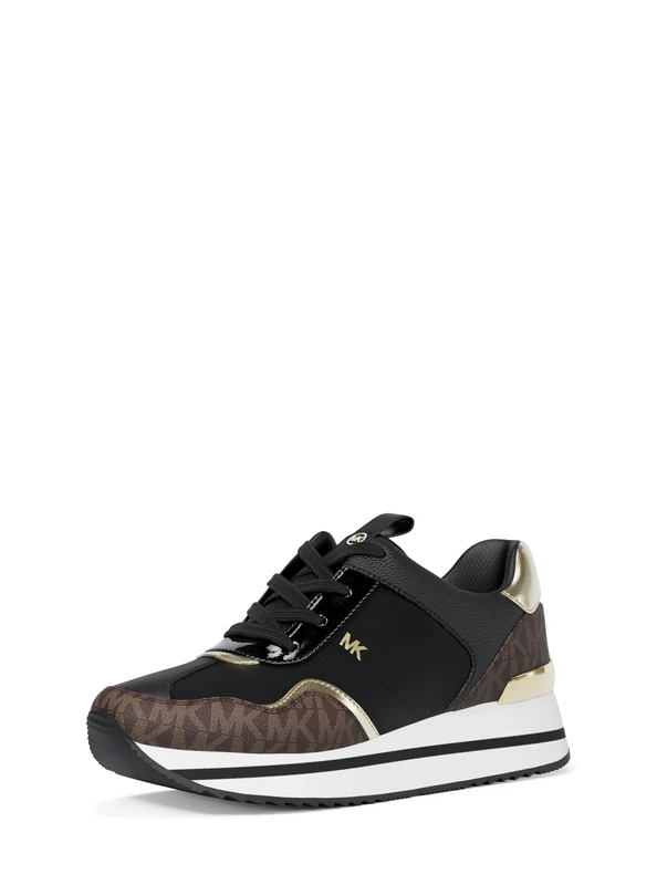 Michael Kors 43R4RNFSCD-007 Raina Trainer Women BLK/Brown UK 7.5