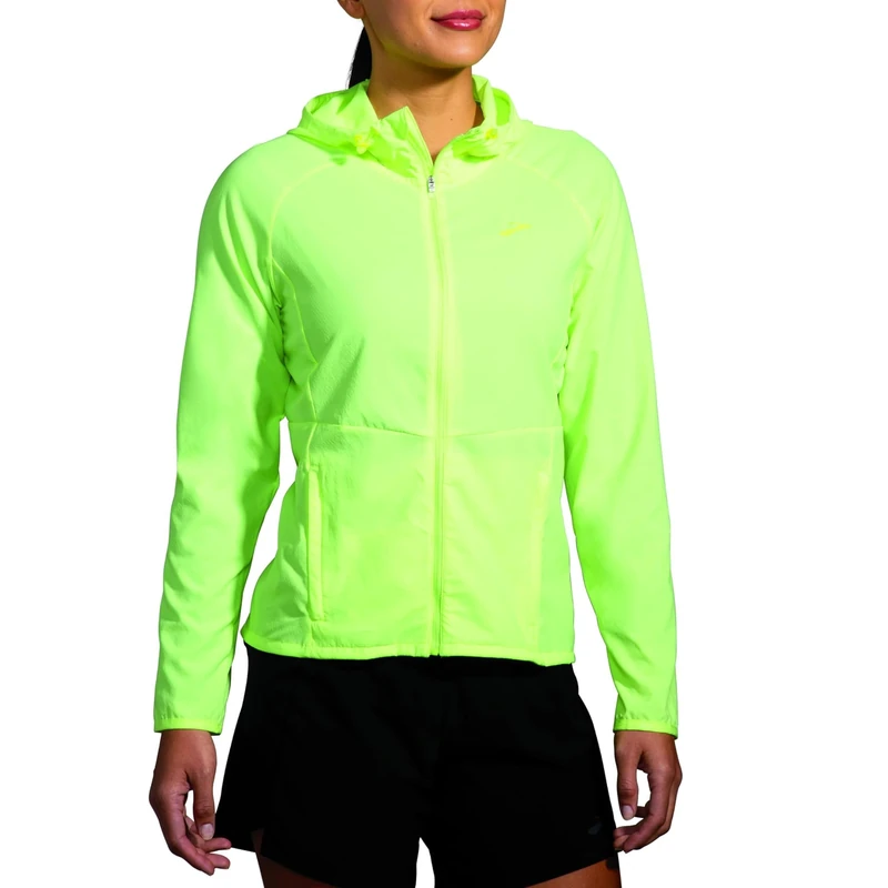 BROOKS 221521738 Canopy Jacket Jacket Women's Lt Lime Size 30