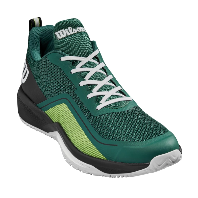Wilson Rush Pro Lite Tennis Shoe, Men's, Size. 49 1/3, Evergreen/Black/White